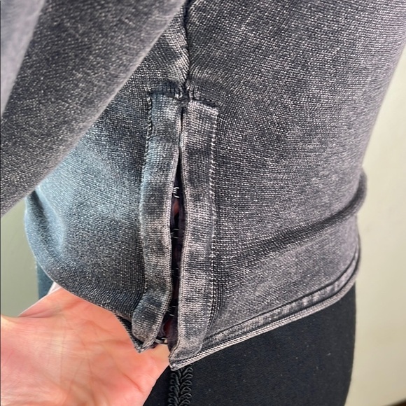 Zara Turtleneck Acid Wash Longsleeve Top Size S - Picture 5 of 7